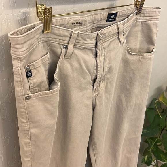 AG Adriano Goldschmied The Protece khaki pants, 36x34 straight leg, Cotton - Picture 8 of 13